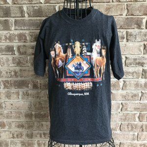 Albuquerque  New Mexico T Shirt Horses Southwest